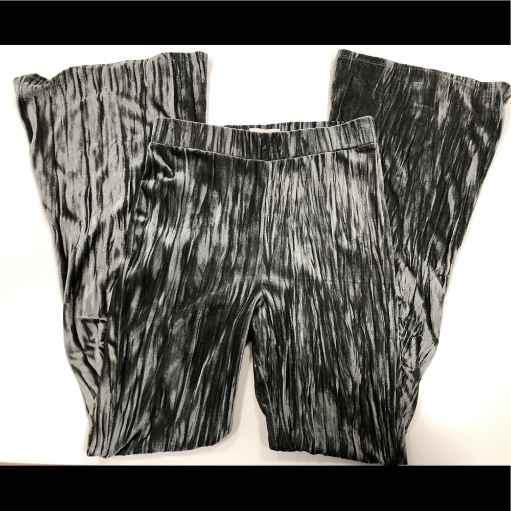 Urban Outfitters crushed velvet flares